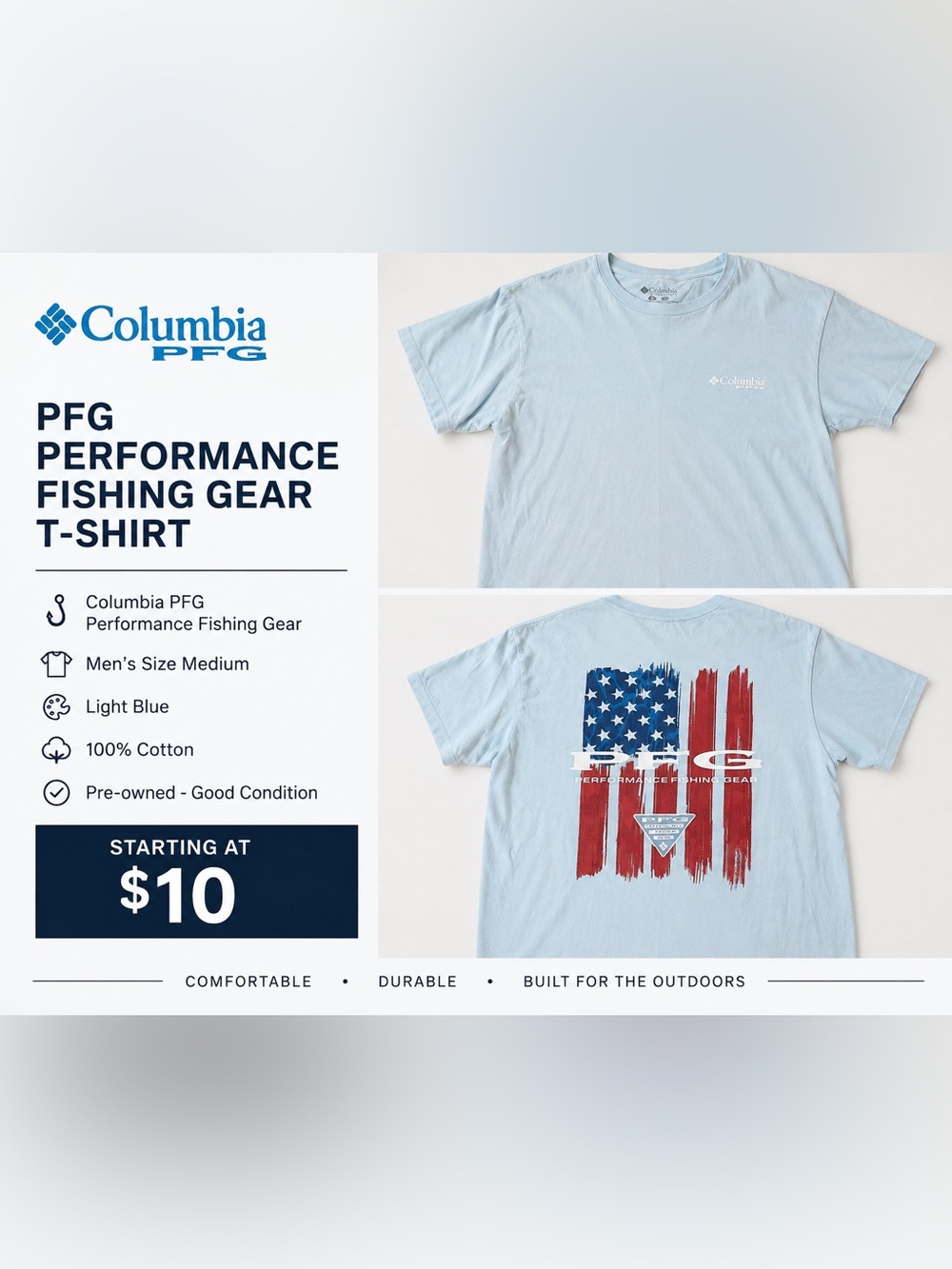 Columbia Men's Black Short Sleeve Performance Tee